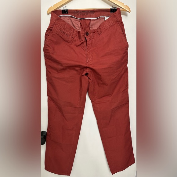 Banana Republic Other - Banana Republic: Aiden Summer Chino, Red, Chino 32 x 30